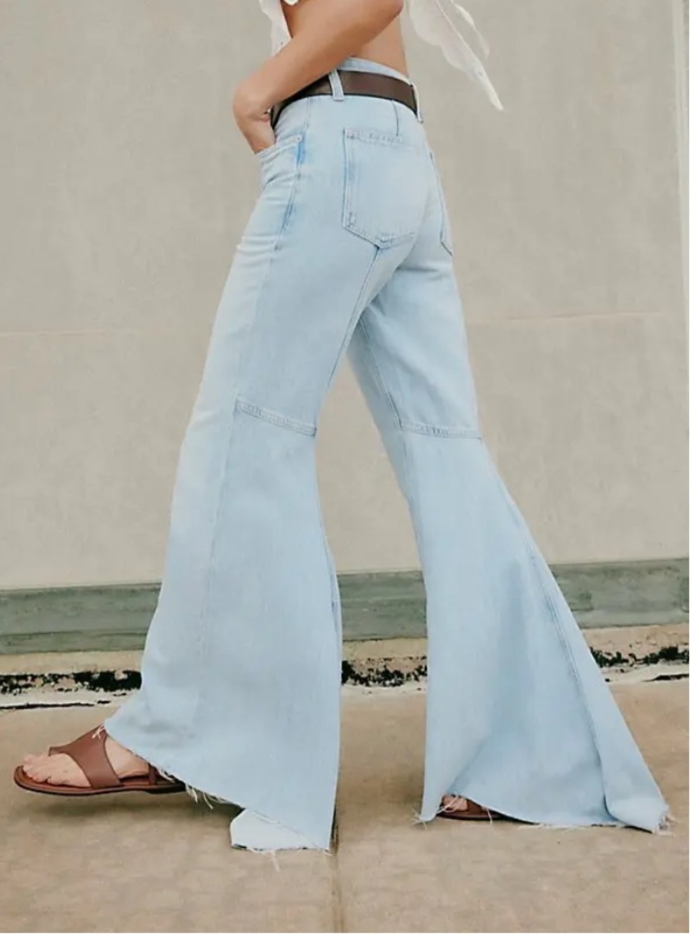 Free People We the Free Live Wire Flare Jeans in Sparks - Picture 1 of 14